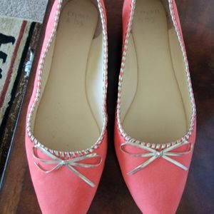 Coral ,crown and ivy slip ons, size 9